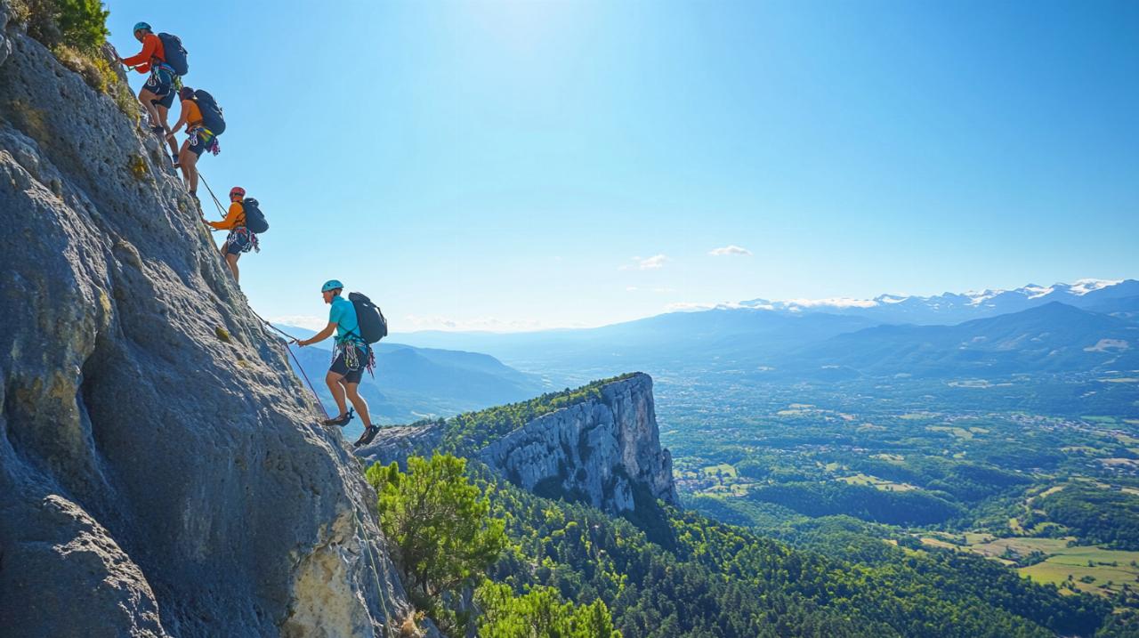 La vía ferrata del Rocher de Neuf Heures en Dignes-les-Bains vs escalada clásica: Guía completa para elegir tu aventura alpina